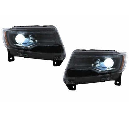 2x Phares Full LED Chrysler Jeep Grand Cherokee (11-13)