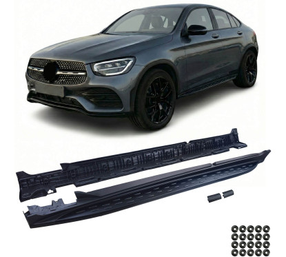 Marches pieds noir mercedes glc coupé C253