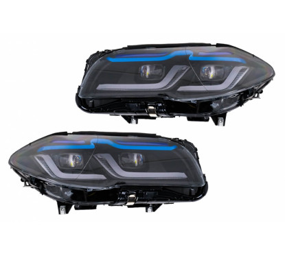 2x Phares avants BMW Série 5 F10 F11 (2010-2014) Look G30