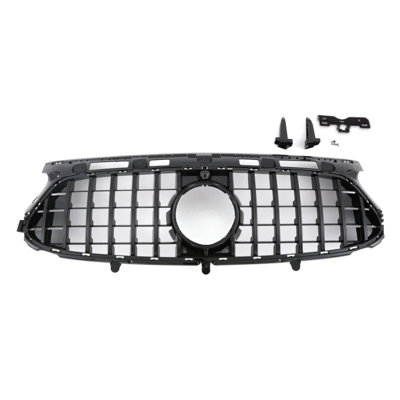 Calandre Panamericana Noir brillant Mercedes GLA H247 (23+) avec Pack AMG Line