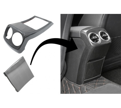 Insert carbone console centrale (partie arrière) Mercedes Classe A W177 V177 (18+)