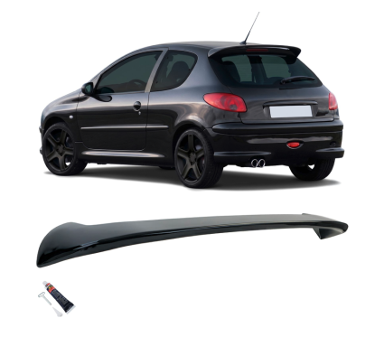 Becquet Peugeot 206 Noir Brillant (99-09)