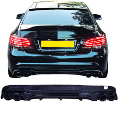 Diffuseur arrière Mercedes Classe E W207 C207 coupé look E53 AMG (13-17)