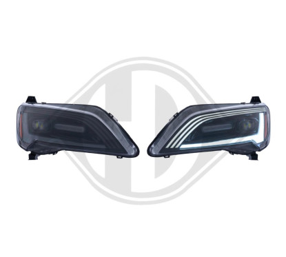 2x Phares LED Fiat Ducato, Citroen Jumper, Peugeot Boxer (14+)