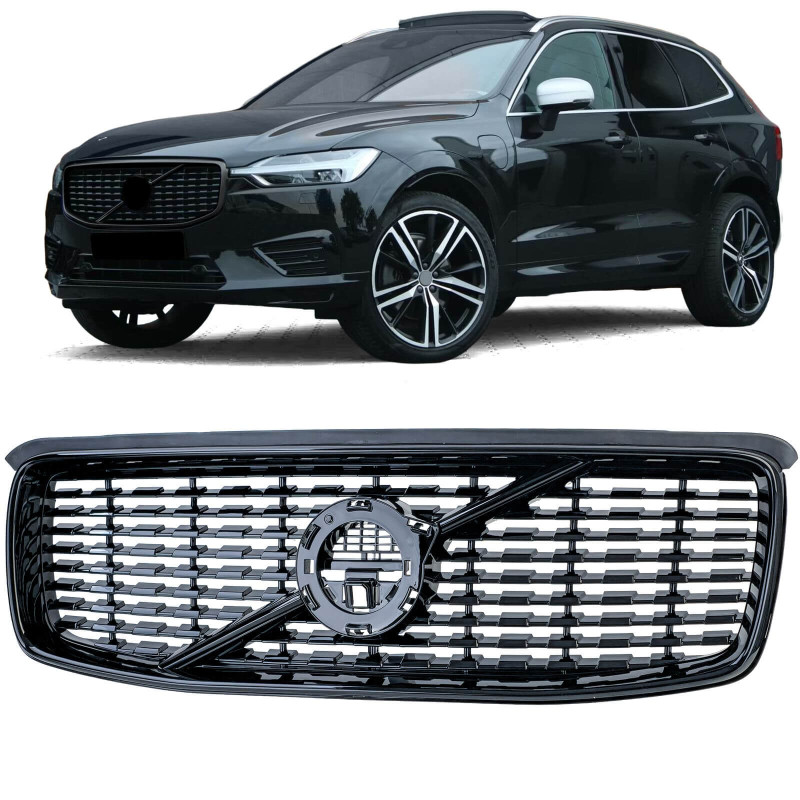 Grille de calandre noir Volvo XC90 (15-19) Look R Design
