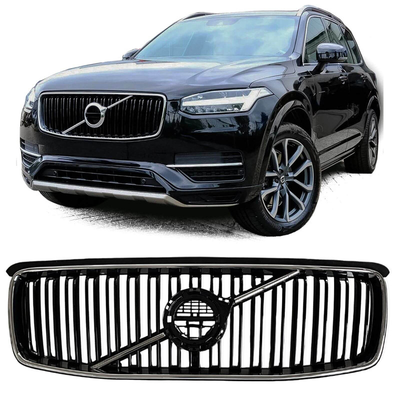 Grille de calandre noir & chrome Volvo XC90 (15-19)