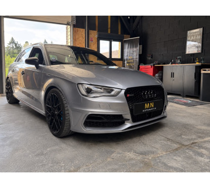 Calandre Audi A3 8V Nid D'abeille RS3 Noir Brillant (12-16) avec ACC