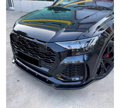 Rajout de pare choc avant Noir brillant Audi RSQ8 (19-23)