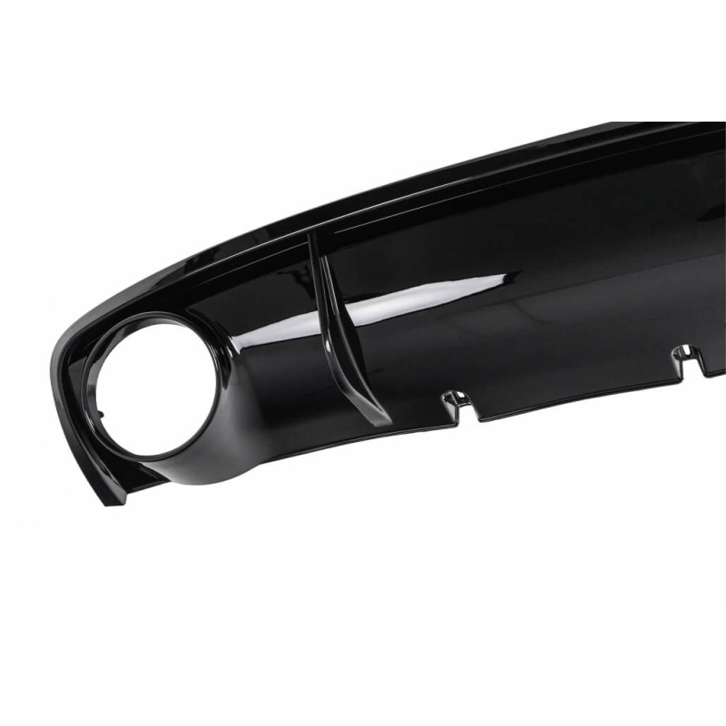 Diffuseur arrière Look RS4 Audi A4 B8 Facelift (11-15) Black Design