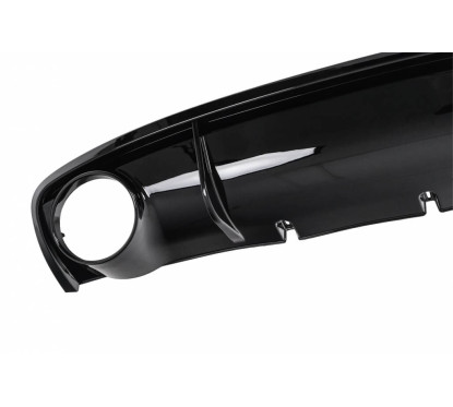 Diffuseur arrière Look RS4 Audi A4 B8 Facelift (11-15) Black Design