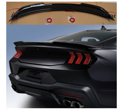 Becquet en ABS noir brillant Ford Mustang (24+)