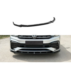 Rajout de pare choc avant noir brillant Vw Tiguan R-Line (20-24) v2