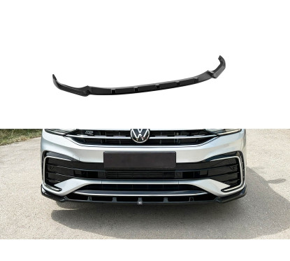 Rajout de pare choc avant noir brillant Vw Tiguan R-Line (20-24) v2