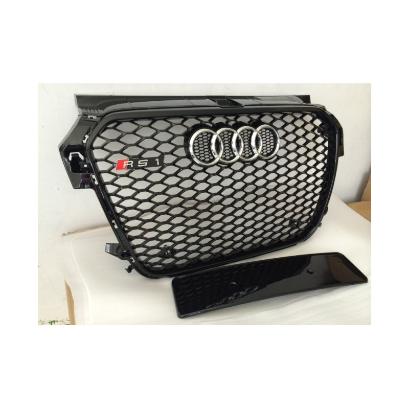Calandre noire et chrome Audi A1 Look RS1 (10-14) Calandre noire et chrome Audi A1 Look RS1 (10-14)