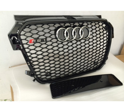 Calandre noire et chrome Audi A1 Look RS1 (10-14)
