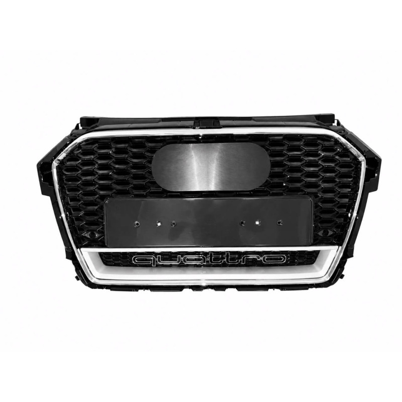 Calandre Audi A1 S1 Facelift Silver (15-18) Look RS1 Calandre Audi A1 S1 Facelift Silver (15-18) Look RS1