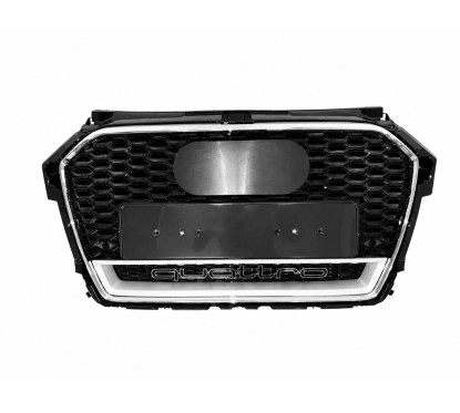 Calandre Audi A1 S1 Facelift Silver (15-18) Look RS1