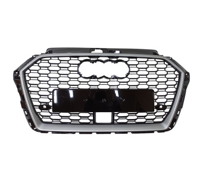 Calandre Audi A3 S3 8V Look RS3 Silver (16-19)