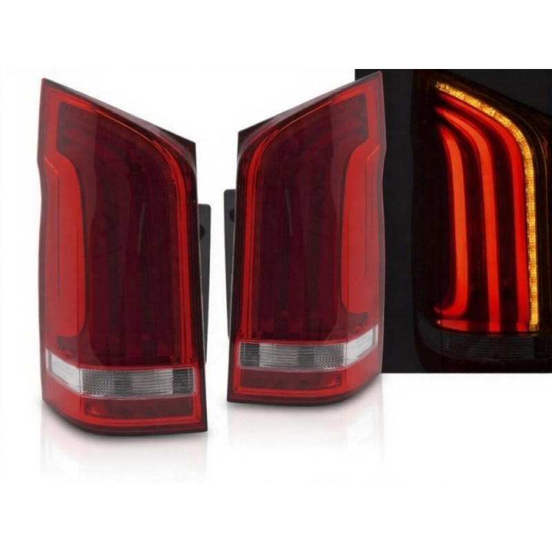 2x Feux LED Mercedes Vito W447 (14-23) avec hayon