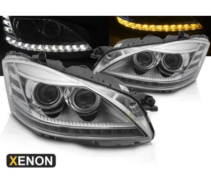 2x Phares avants xénon à LED Mercedes Classe S W221 (05-09)