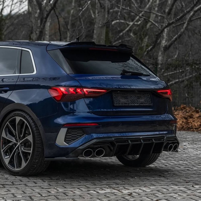 Becquet noir brillant Audi A3 8Y Sportback S-Line (20+)