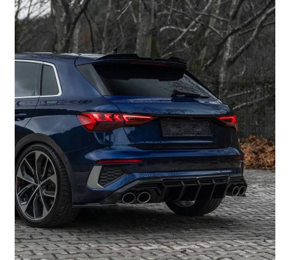 Becquet noir brillant Audi A3 8Y Sportback S-Line (20+)