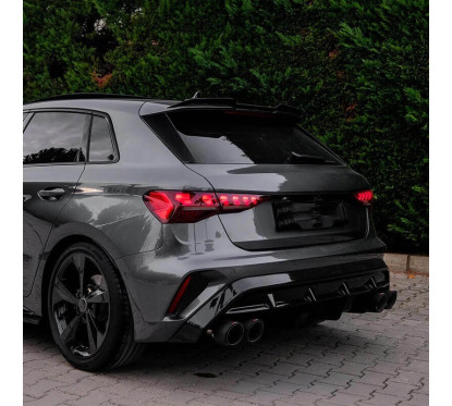 Diffuseur noir brillant Audi A3 8Y S-Line (25+)