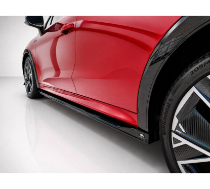 2x Extensions Bas de caisses Noir brillant Renault Clio 6 (25+)