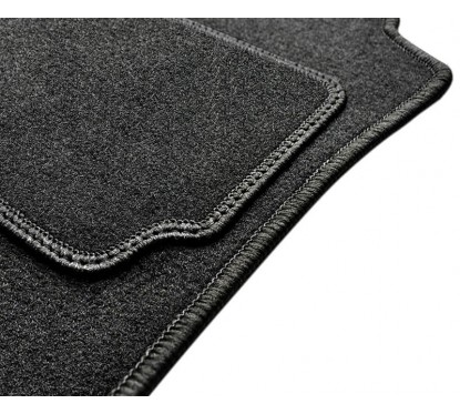 Set de 4 tapis velours noir Audi A4 B6 B7 (01-07)