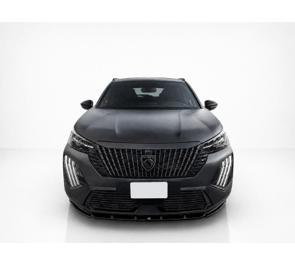 Rajout de pare choc avant Noir brillant Peugeot 2008 Facelift (23+)