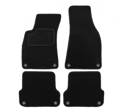 Set tapis velours noir Audi A4 B6 B7 01-07