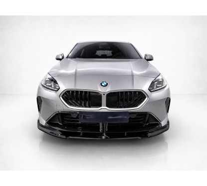 Rajout de pare choc avant Noir brillant BMW Série 1 F70 Pack M / 135i (24+)