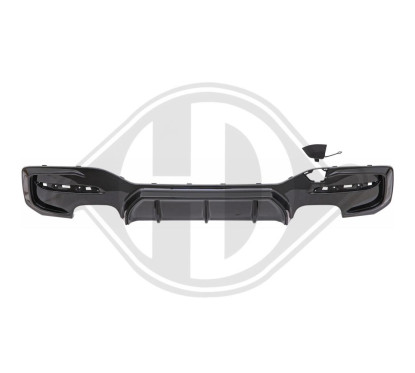 Diffuseur arrière BMW Série 1 F20 F21 avec Pack M (15-19) Look M Performance double gauche/droite