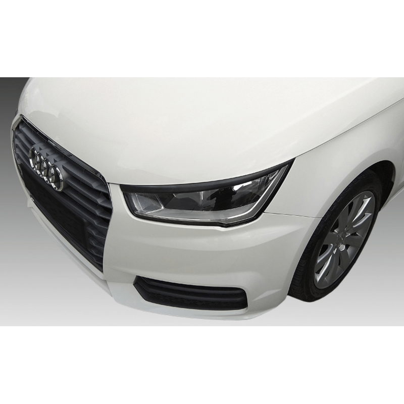 2x Paupières de Phares Noir Brillant adaptable sur Audi A1 8X (10-18)