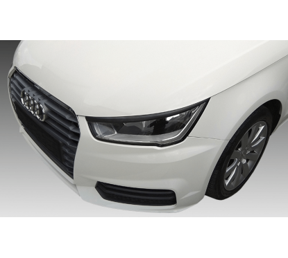 2x Paupières de Phares Noir Brillant adaptable sur Audi A1 8X (10-18)