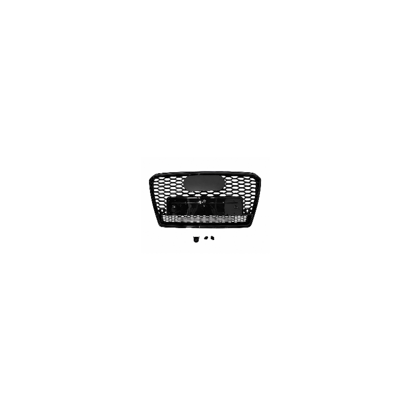 Calandre adaptable sur Noir brillant Audi A7 Look RS7 (10-13)