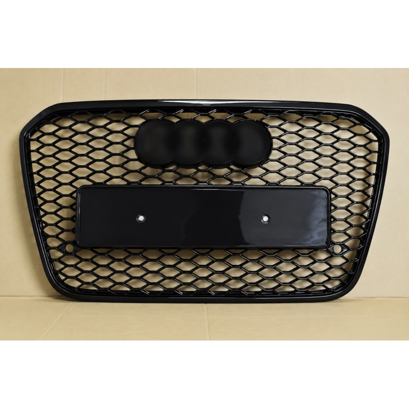 Calandre adaptable sur Audi A6 C7 Look RS6 Full black (14-18)
