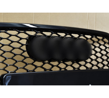 Calandre adaptable sur Audi A6 C7 Look RS6 Full black (14-18)