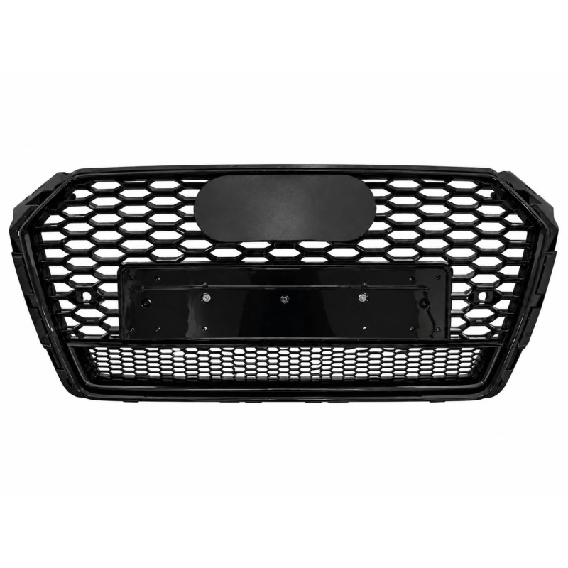 Grille de calandre adaptable sur Audi A4 B9 (15-19) Look RS4 Quattro