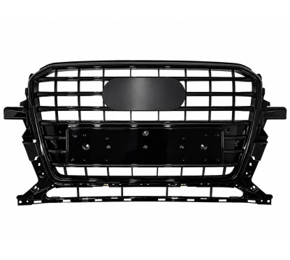 Grille de calandre Look SQ5 adaptable sur Audi Q5 Full Black (12-16)