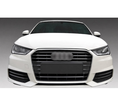 2x Paupières de Phares Noir Brillant adaptable sur Audi A1 8X (10-18)