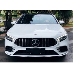Grille de calandre Mercedes Classe A W177 V177 GT-R Panamericana 18+ NOIR CHROME AVEC GRILLE