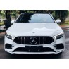 Grille de calandre Mercedes Classe A W177 V177 GT-R Panamericana 18+ NOIR CHROME AVEC GRILLE