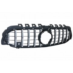 Grille de calandre Mercedes Classe A W177 V177 GT-R Panamericana 18+ NOIR CHROME SANS GRILLE