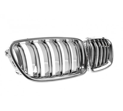 2x Grilles de Calandre M Performance Chrome BMW F10 F11 F18