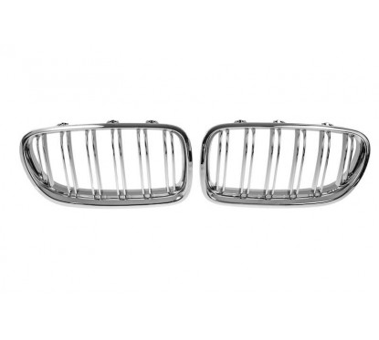 2x Grilles de Calandre M Performance Chrome BMW F10 F11 F18