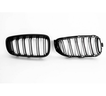 2x Grilles de Calandre M Performance Noir mat BMW F34 Serie 3 13-