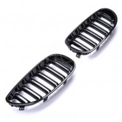 2x Grilles de Calandre BMW E60 / E61 M Performance Noir Brillant