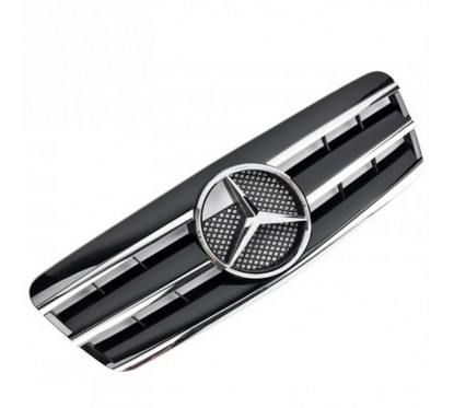 Calandre Mercedes Classe CLK 97-03 noir et chrome