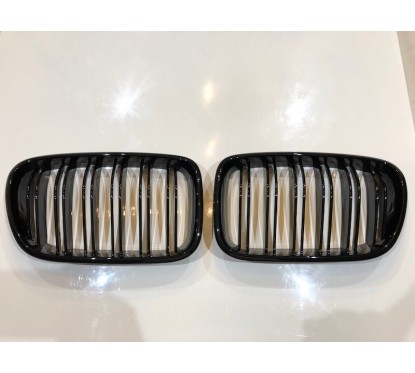 2x Grilles de Calandre BMW X3 F25 10-14 M Performance noir brillant